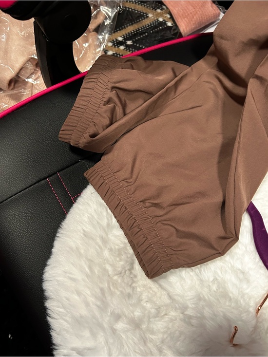 love by block Pants - Love Tree Brown pant with Elastic Cuffs